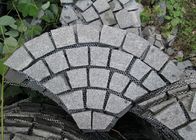 Floor Granite Stone Tiles Corrosion Resistance Customized Cut Size