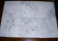 Polished Statuario Venato Porcelain Tile , White Large Marble Floor Tiles