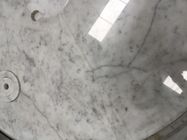 Bianco cararra white Venato marble bathroom vanity tops for hospitality rennovation