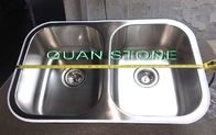 Silver Stainless Steel Wash Basin , Simple Sink Fit Toilet And Kitchen