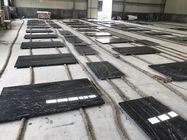 High Strength Jet Black Solid Granite Worktops For Residental Appartment