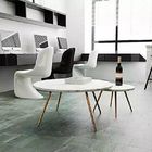 Simple Marble Stone Countertops Round Square Dining Table Tops For Hospitality Furniture
