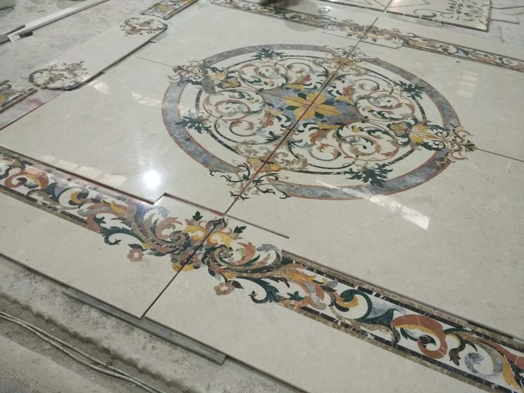Polished Marble Decorative Tile Medallions Lobby Hall Stone Polished Marble Decorative Tile Medallions Lobby Hall Stone