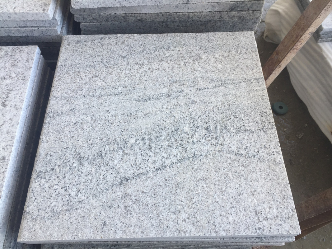 Viscount White Vein Light Grey Grey Granite Bathroom Tiles For Swimming