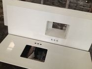 Artificial Quartz Bathroom Vanity Tops Eco Friendly Reliable Material