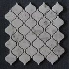 White Black Penny Grey Mosaic Floor Tiles , Various Patterns Stone Brick Mosaic Tiles