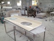 Restroom /  Bath Prefabricated Vanity Tops , Natural Marble Slab Countertop