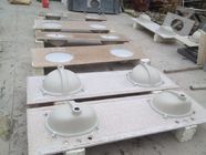 Beige Travertine Marble Stone Countertops 2.63g / Cm3 Bulk Density