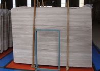 China Perlino Bian Guizhou White Serpeggiante Wood Line Wooden Vein Silver Beige Dark Grey White Marble stone slab tiles