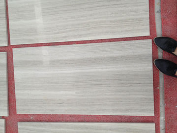 White grey wooden grain natural marble tile and slab