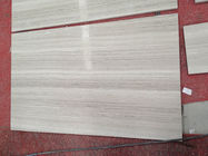 White grey wooden grain natural marble tile and slab