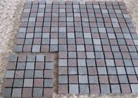 Natural Driveway Paving Stones , Dark Grey Red Porphyry Outside Paving Stones