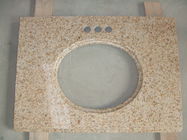 Prefab Beige Bathroom Vanity Countertops 93% Quartz Sand Percentage