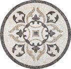 Solid Surface Marble Medallion Floor Tile , Decorative Custom Floor Medallions