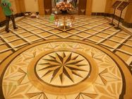 Beige Foyer Marble Floor Medallions For Outdoor / Indoor Decorative