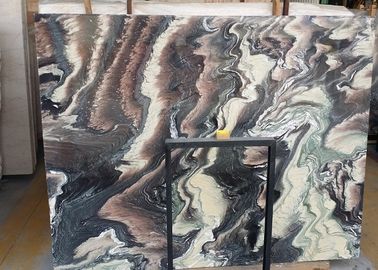 Decorative Natural Stone Slabs Fantaxy Landscaple Pattern Above 85 Gloss