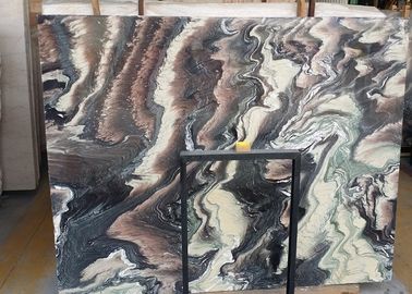 Decorative Natural Stone Slabs Fantaxy Landscaple Pattern Above 85 Gloss