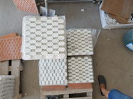 Artificial Hexagon White Carrara Marble Tiles , Hotel White Carrara Hexagon Tile