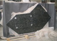 Dark Green Uba Tuba Granite Countertops , Polished Granite Stone Countertops