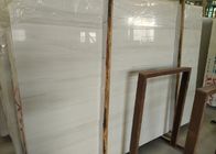 Grey Vein White Marble Tile , Popular Marble Floor And Wall Tiles / Slab