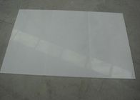Pure White Polished Marble Floor Tiles , High Hardness Decorative Marble Tile