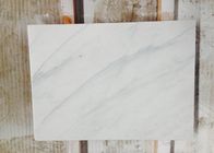 White / Beige Marble Bathroom Vanity Countertops Polished Solid Surface