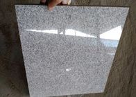 Indoor / Outdoor Granite Tiles , Light Grey Hard Honed Granite Floor Tile
