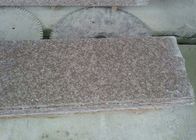 Peach Red Granite Stone Tiles / Slabs 2 - 3g / M³ Granite Density