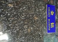 Black Gold Polished Granite Tiles , High Density Granite Countertop Slabs