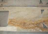 Polished Granite Sheets For Countertops , Customized Size Polished Granite Slabs