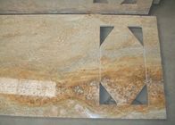 Polished Granite Sheets For Countertops , Customized Size Polished Granite Slabs