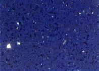 Dark Blue Quartz Slab 93% Natural Quartz Stone Thickness Optional