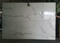 White Quartz Tile Countertop , 2.3 - 2.5g / Cm3 Density Quartz Composite Worktops