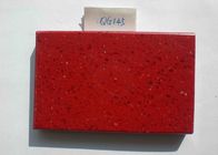 Red Glass Quartz Stone Countertops 6 Mohs Hardness 36.0 MPa Flexural Strength