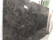 Solid Marble Stone Countertops Slab Brown Color Polished Finish Surface