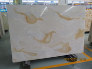 White Quartz Solid Stone Countertops / Solid Surface Kitchen Countertops
