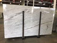Colonial White Luxury Granite And Quartzsite Stone Slab For Book Matched Background