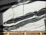 Black And White Lighting Natural Marble Tile And Slab , Marble Floor And Wall Tiles