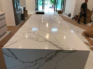 125&quot;×65&quot; Polished Quartz Stone Countertops For Home Decoration