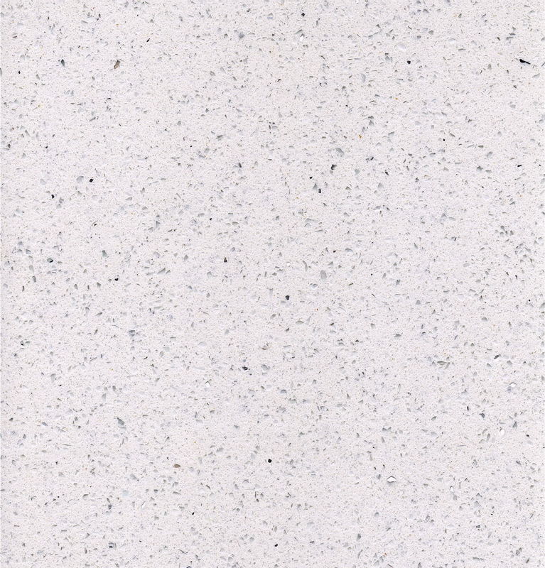Hard Quartz Kitchen Slab Stone 2cm Thickness Custom Color / Design