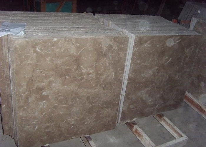 Light Gray Natural Marble Tile 300 * 300 * 18mm / Customized Size