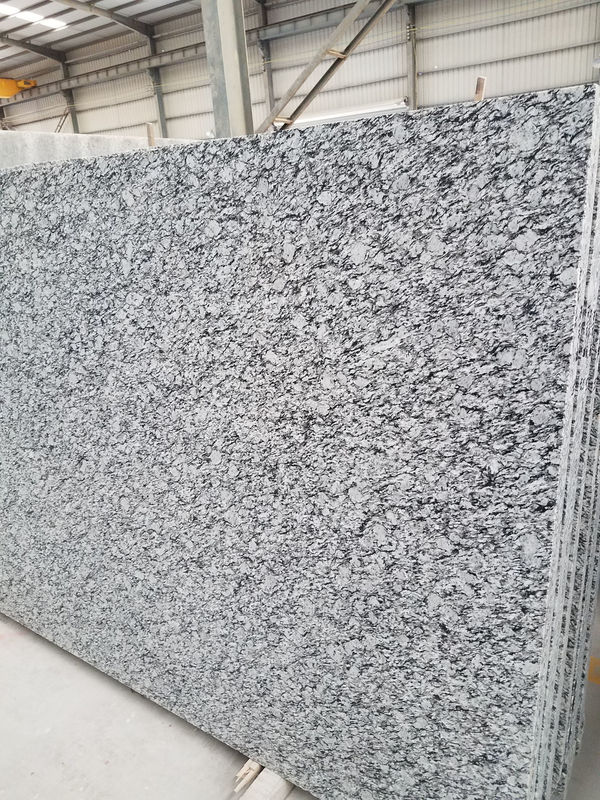China Cheap White Wave Granite Slabs 3cm natural stone slab