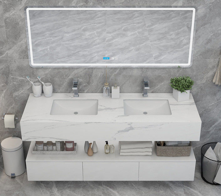 Wear Resistant Polished Bathroom Vanity Countertops