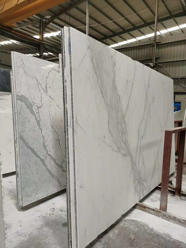 Sound Insulation Marble aluminum honeycomb Lightweight Stone Panels 4M