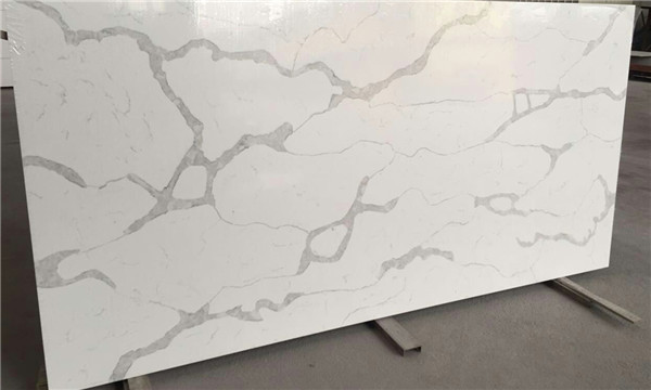 Washed Quartz Raked Restaurant Quartz Bathroom Vanity Tops High Purity Acid Washed Quartz