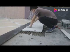 quartz tile assembling method